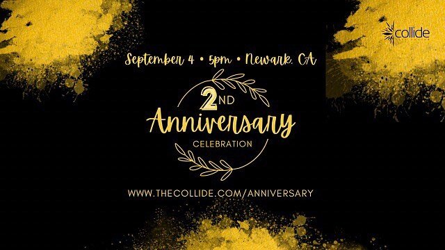 Words cannot describe the joy we hold in our hearts to see God faithfully bringing us to 2 full years of Collide City Church. Naturally, we want to bring Him praise in deep gratitude &amp; celebration! Please join us in celebrating the 2nd anniversar