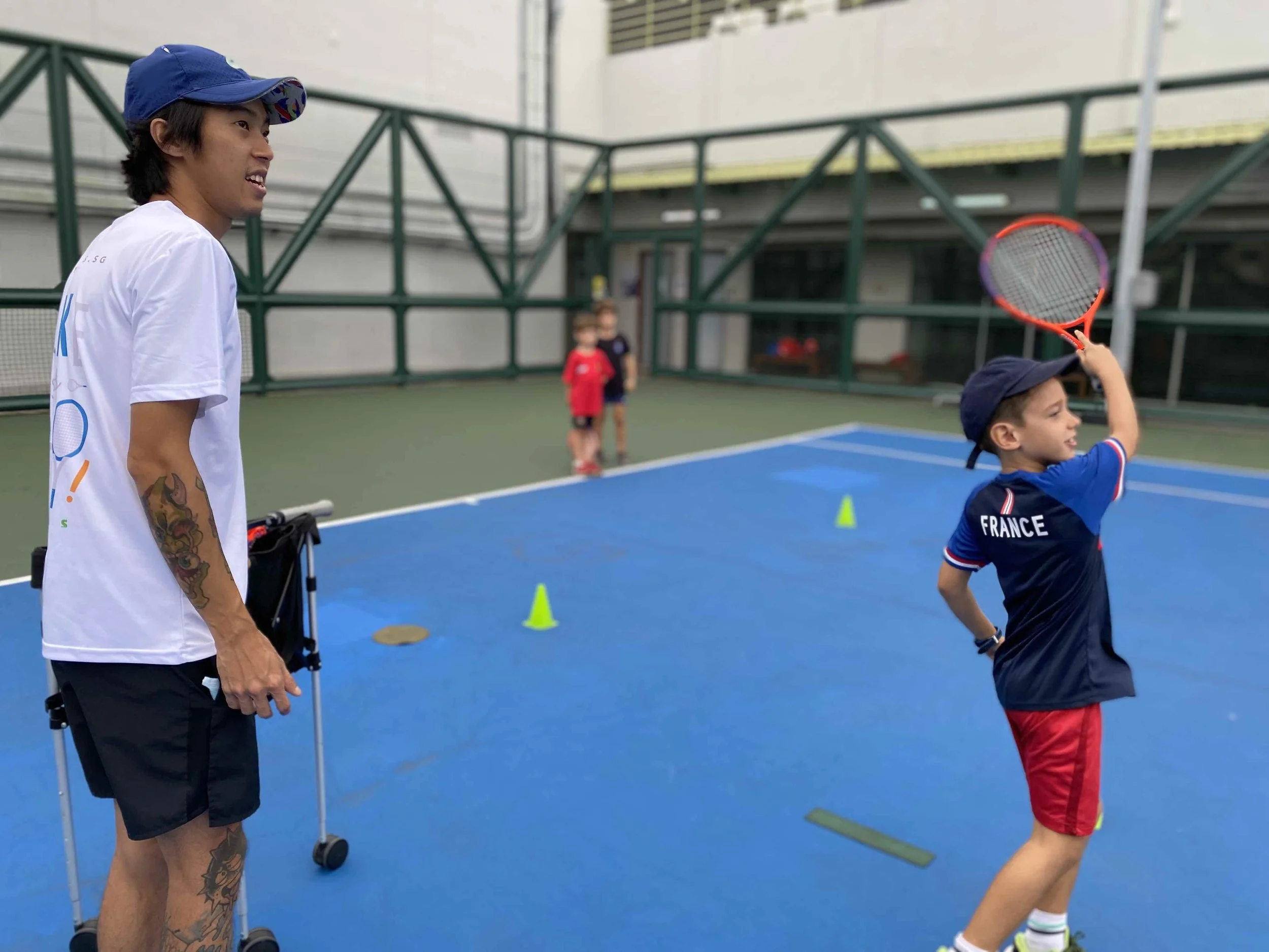 Kids tennis camp in Singapore
