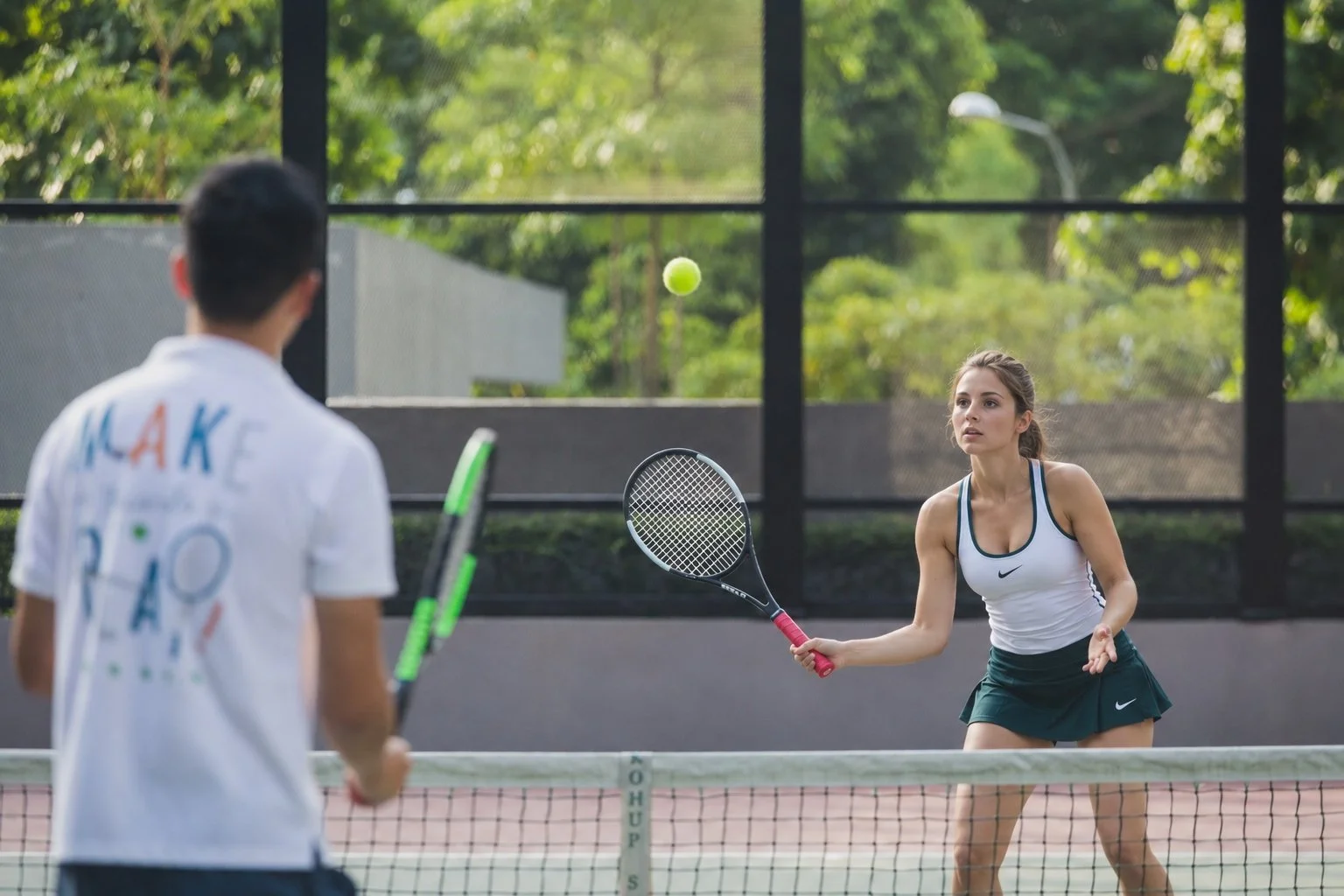 Adult tennis coaching in Singapore