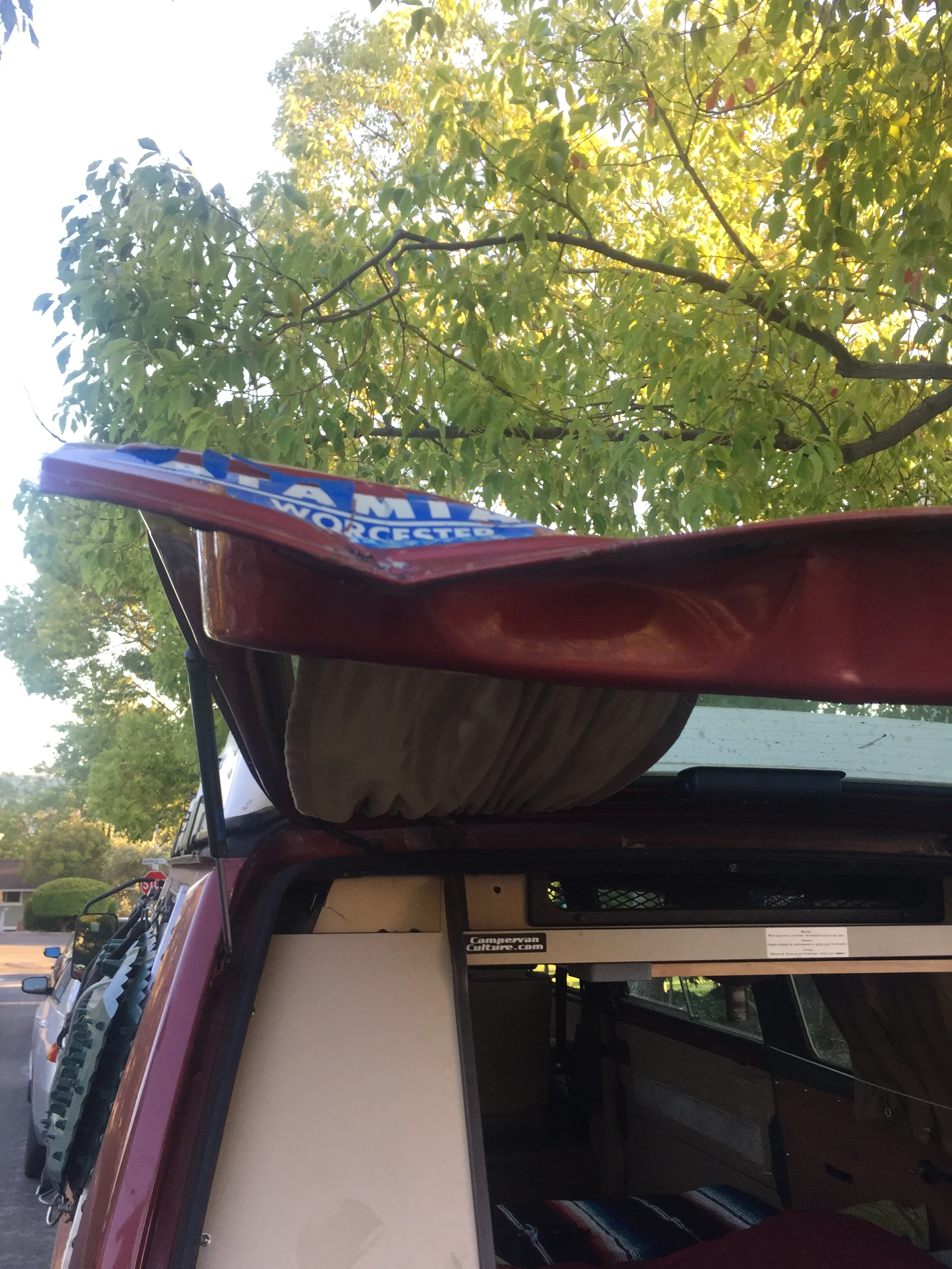 Amazon delivery van rear ended Ronnie!