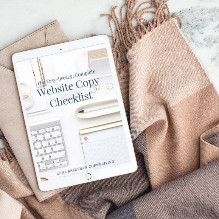 Free website copy checklist