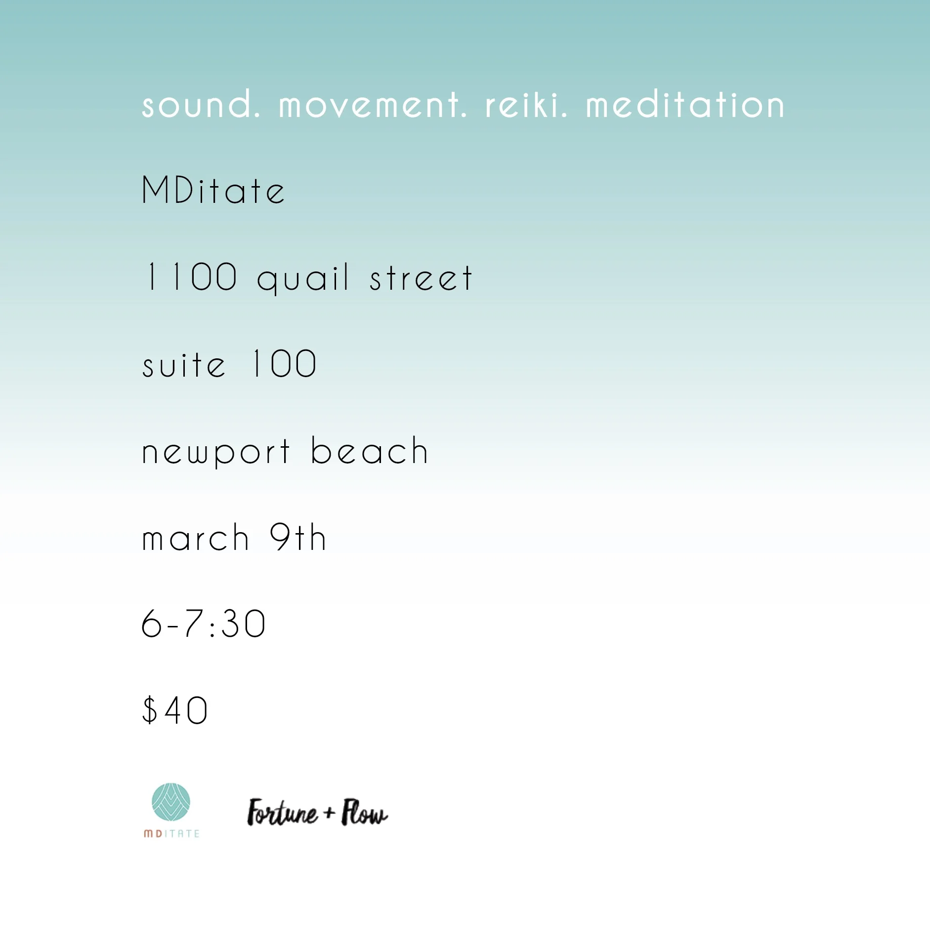 sound. movement. reiki. meditation 