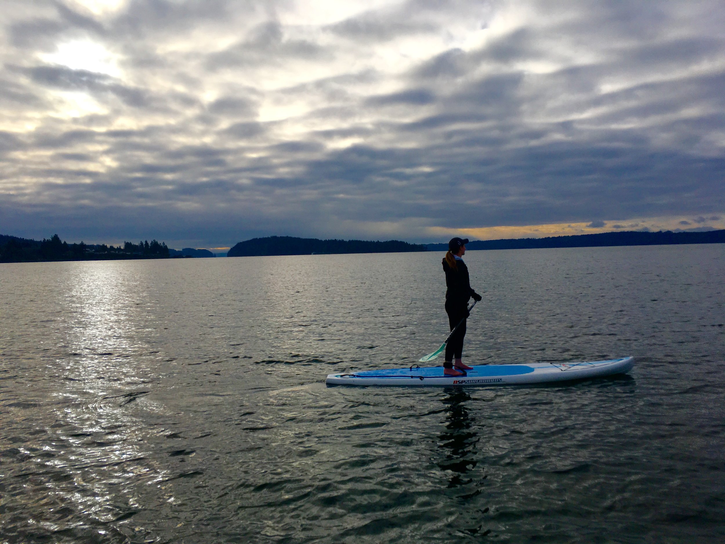 Stand Up Paddleboarding near Steilacoom, WA