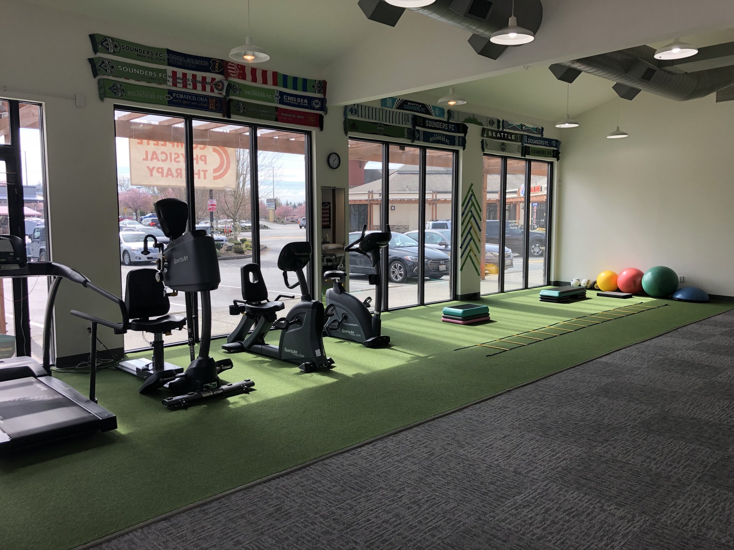 Open Exercise Area with FieldTurf