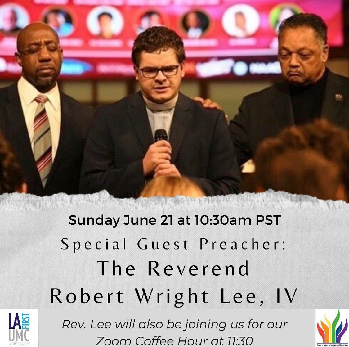 Order of Worship for Sunday, June 21: Rev. Robert W. Lee, IV preaching  