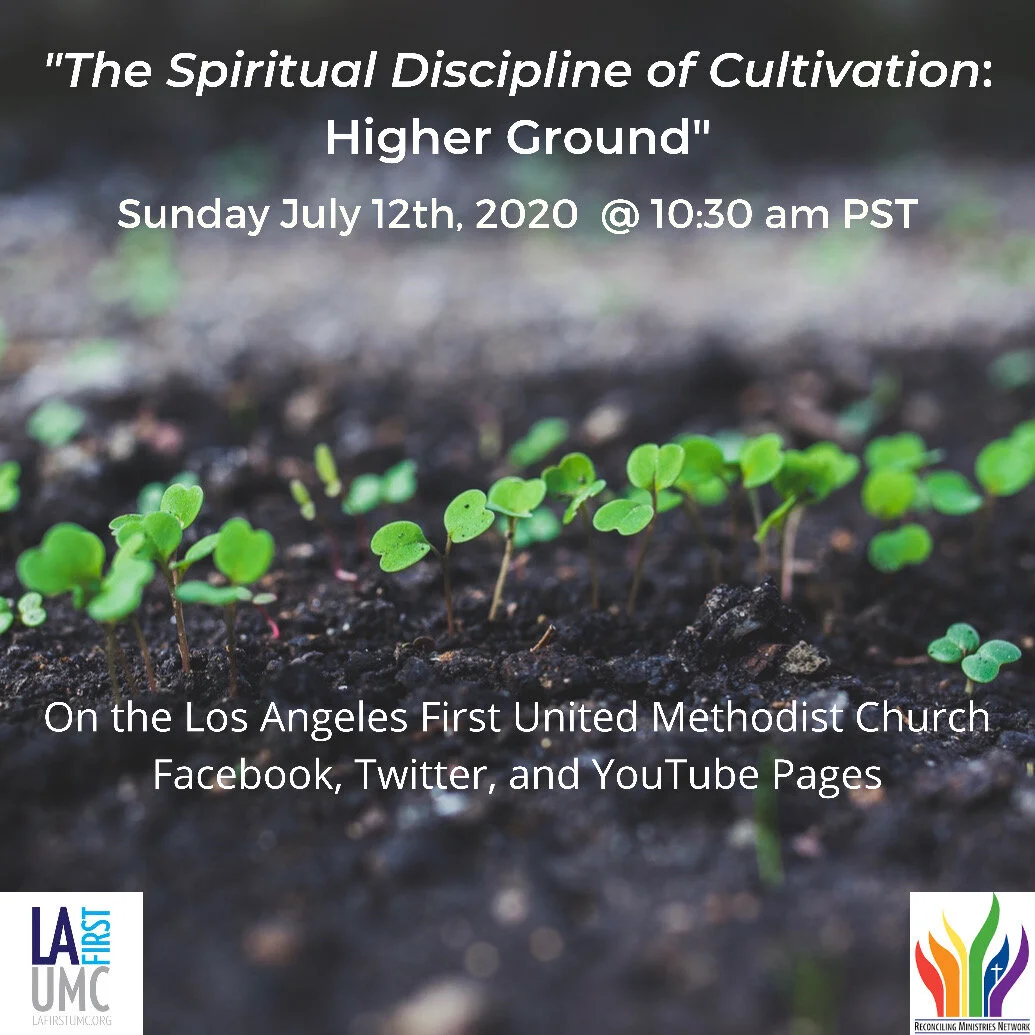 Order of Worship for Sunday, July 12: Higher Ground - The Spiritual Discipline of Cultivation