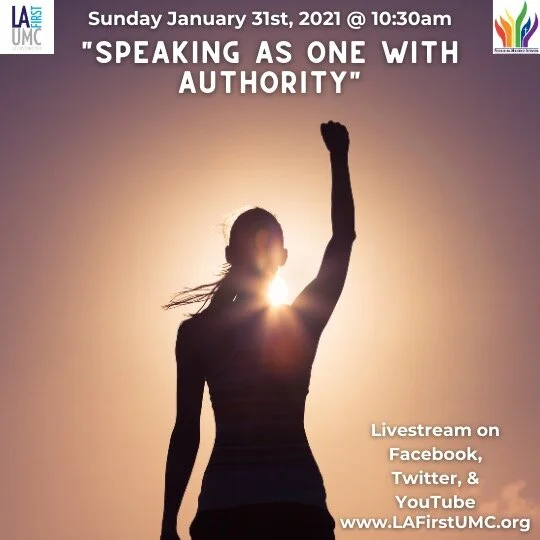 Order of Worship for Sunday, January 31: As One With Authority