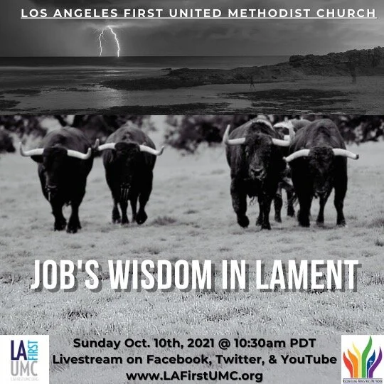 Order of Worship for Sunday, October 10: Job's Wisdom in Lament, Rev. James Wesley Dennis III, preaching