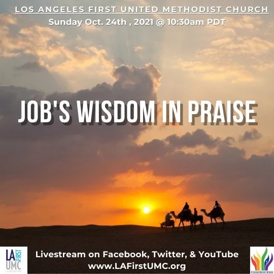 Order of Worship for Sunday, October 24: Job's Wisdom in Praise