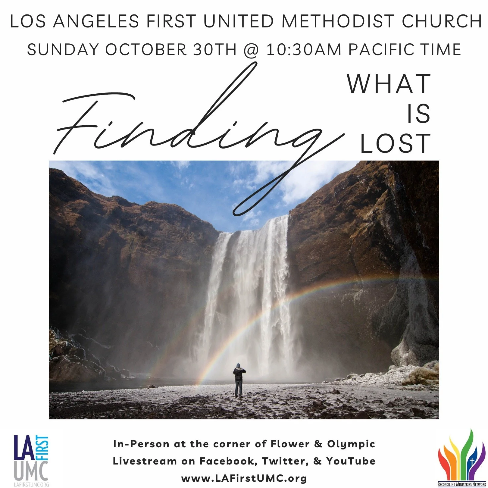 Order of Worship for Sunday, October 30, 2022: Finding What is Lost