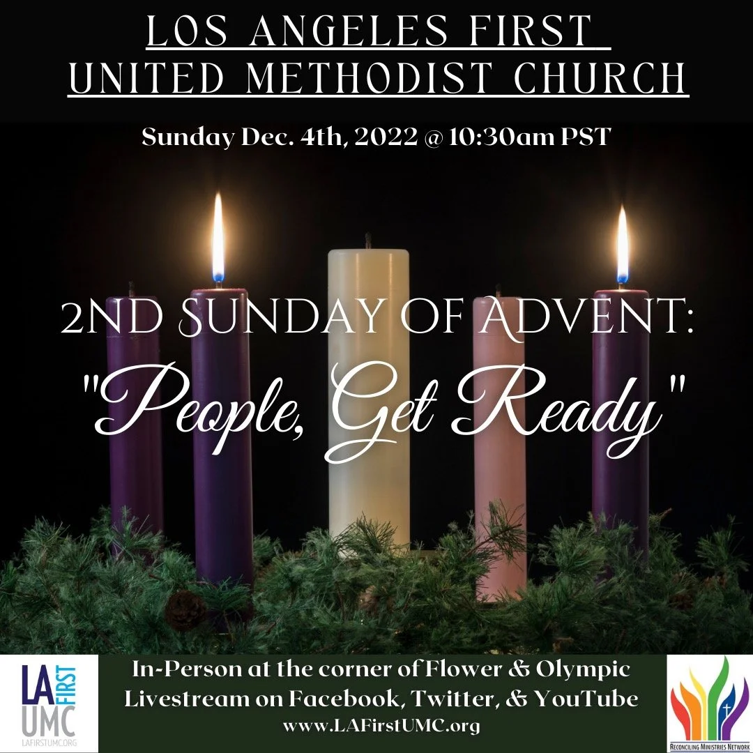 Order of Worship for Advent II, December 4, 2022: People, Get Ready