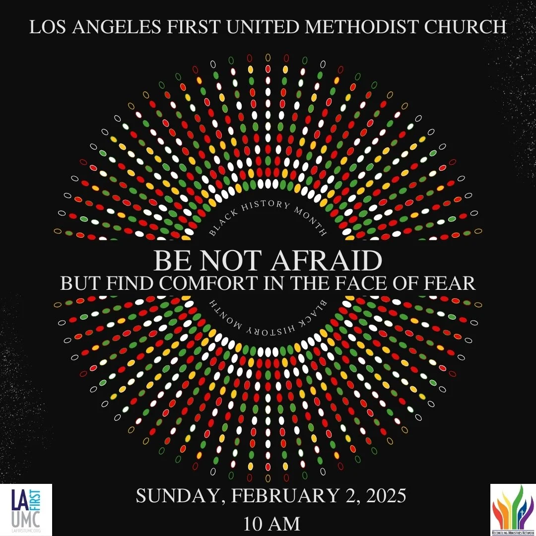 Order of Worship for February 2, 2025: Be Not Afraid But Find Comfort in the Face of Fear