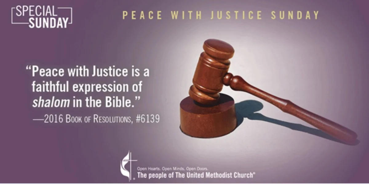 ⏰ NEW WORSHIP TIME - 9:30 AM PT ⏰ - Order of Worship for June 15, 2025: Peace with Justice Sunday