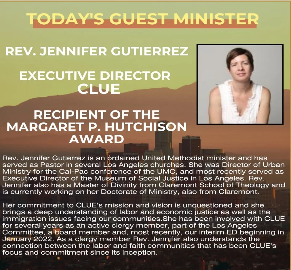 Order of Worship for September 7, 2025: Do Not Grow Weary in Doing What is Right - Rev. Jennifer Gutierrez, preaching