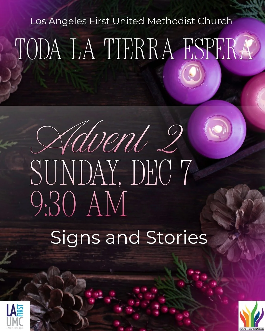 Order of Worship for December 7, 2025: Advent II - All the Earth is Waiting - Signs & Stories