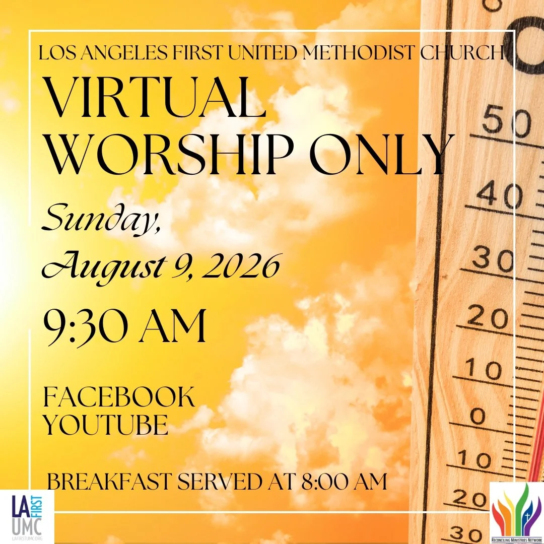 🎥 VIRTUAL WORSHIP ONLY 🎥: Order of Worship for August 9, 2026: Love Your Enemies?