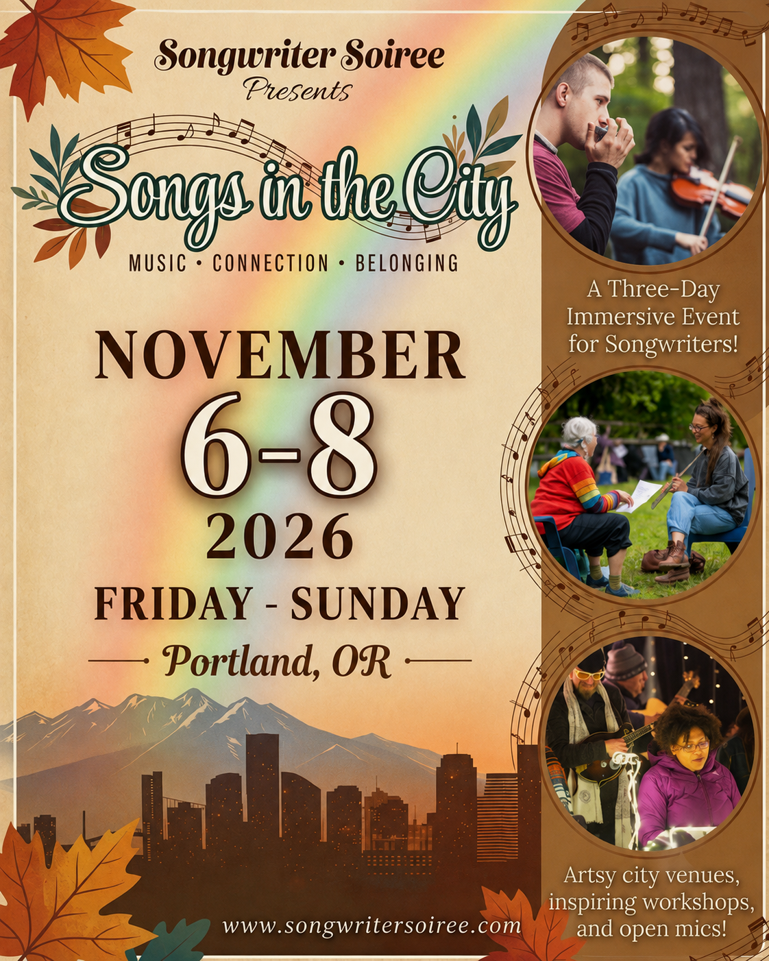 Songs in the City Retreat