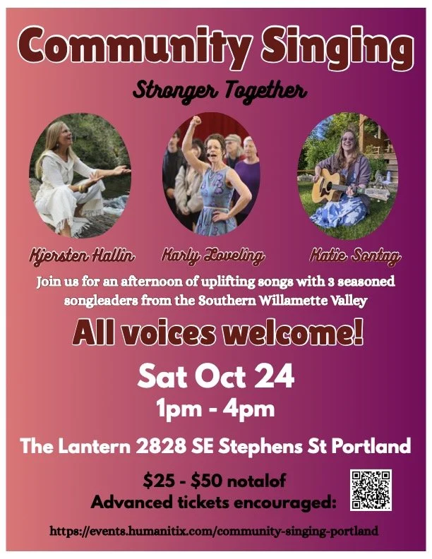 Stronger Together: Community Singing with Katie, Karly &amp; Kjersten