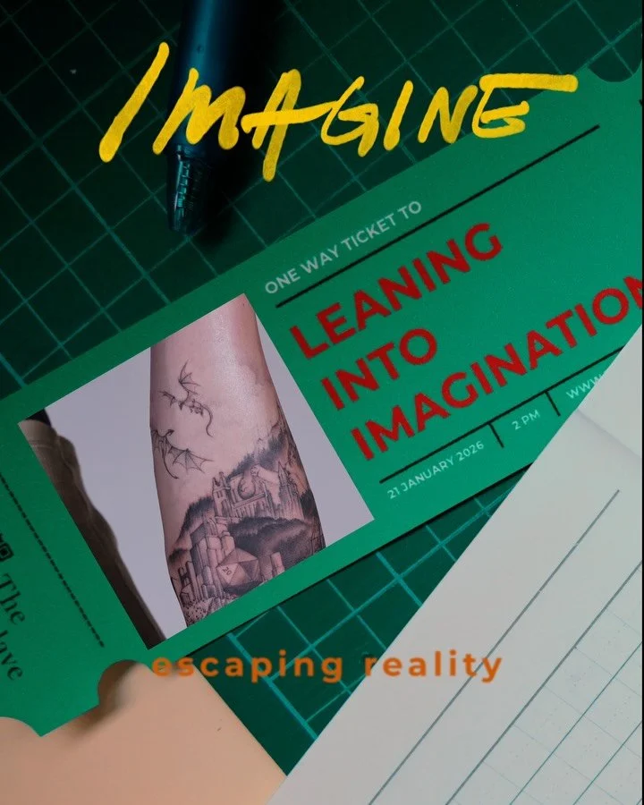 This is for the ones that always get told to get their head out of the clouds and the fantasy of the &ldquo;what if?&rdquo;
I see you.
Sometimes reality just can&rsquo;t beat where the mind lives.
.
Tattoo bookings now open ✨ booking link in bio.