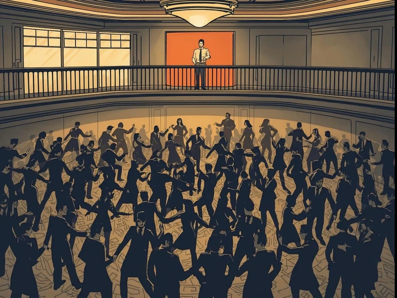 Time on the dance floor, not just the balcony