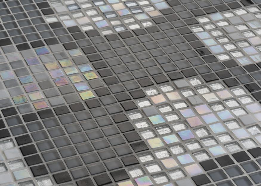 5 x 5 x 3 mm, 500 unidades color gris Mosaico Mosaik-Minis WE02 
