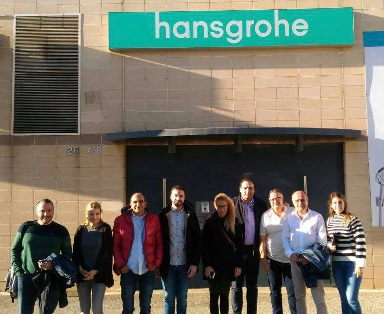 Visita del equipo de Atika a Hansgrohe en Barcelona!