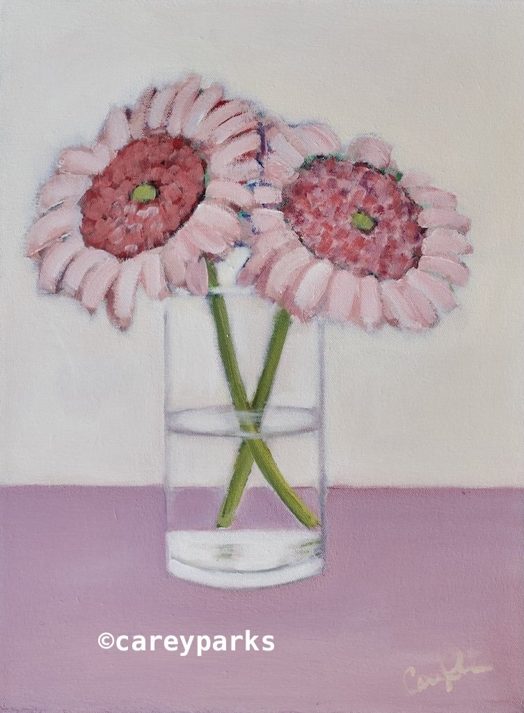 Two Pink Flowers