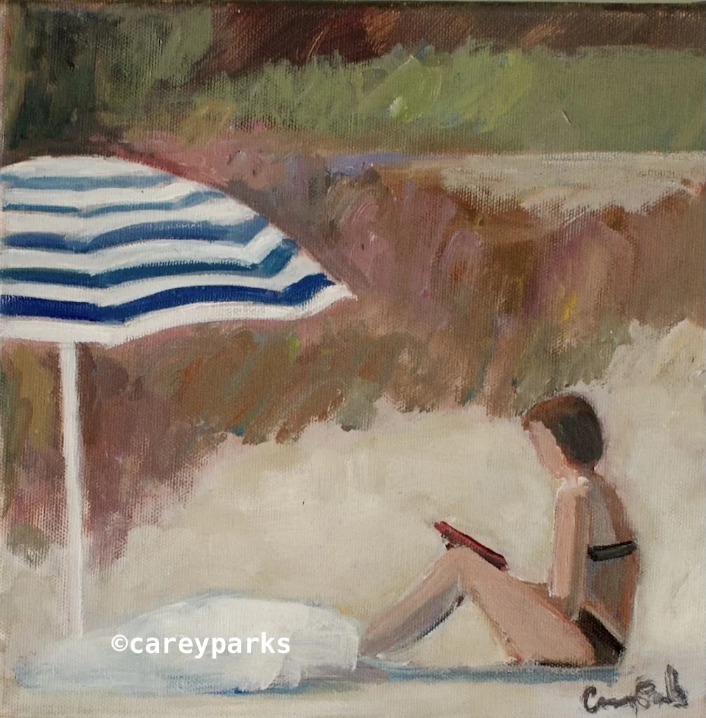 Reading at the Beach