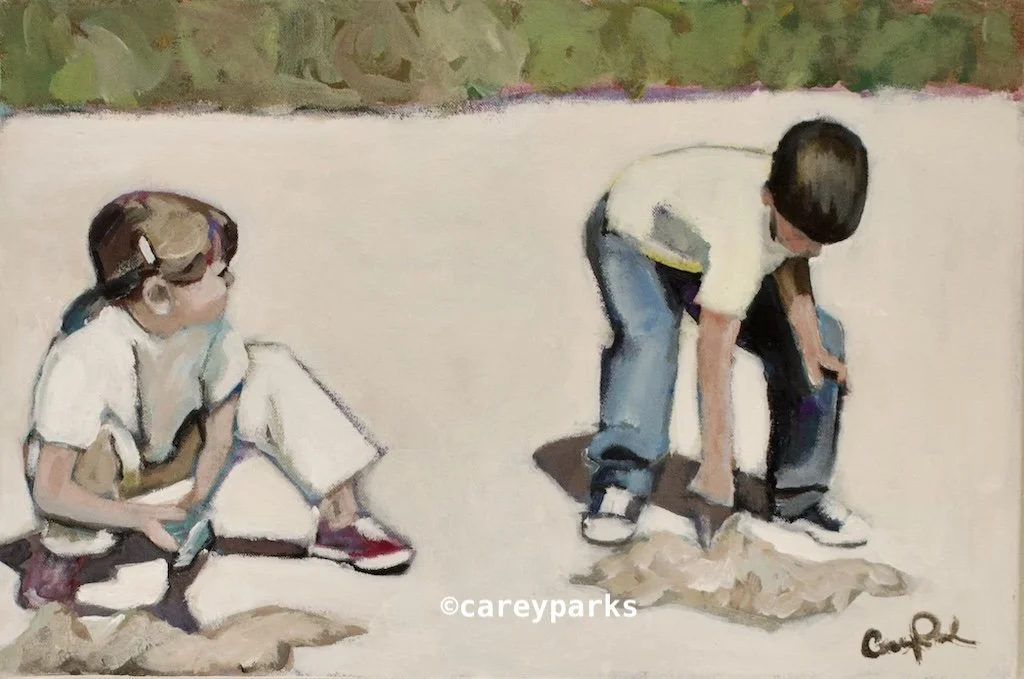 Exploring at the Beach