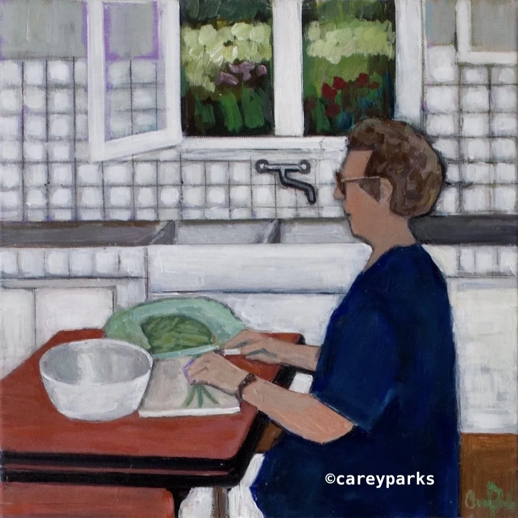 Preparing the Green Beans