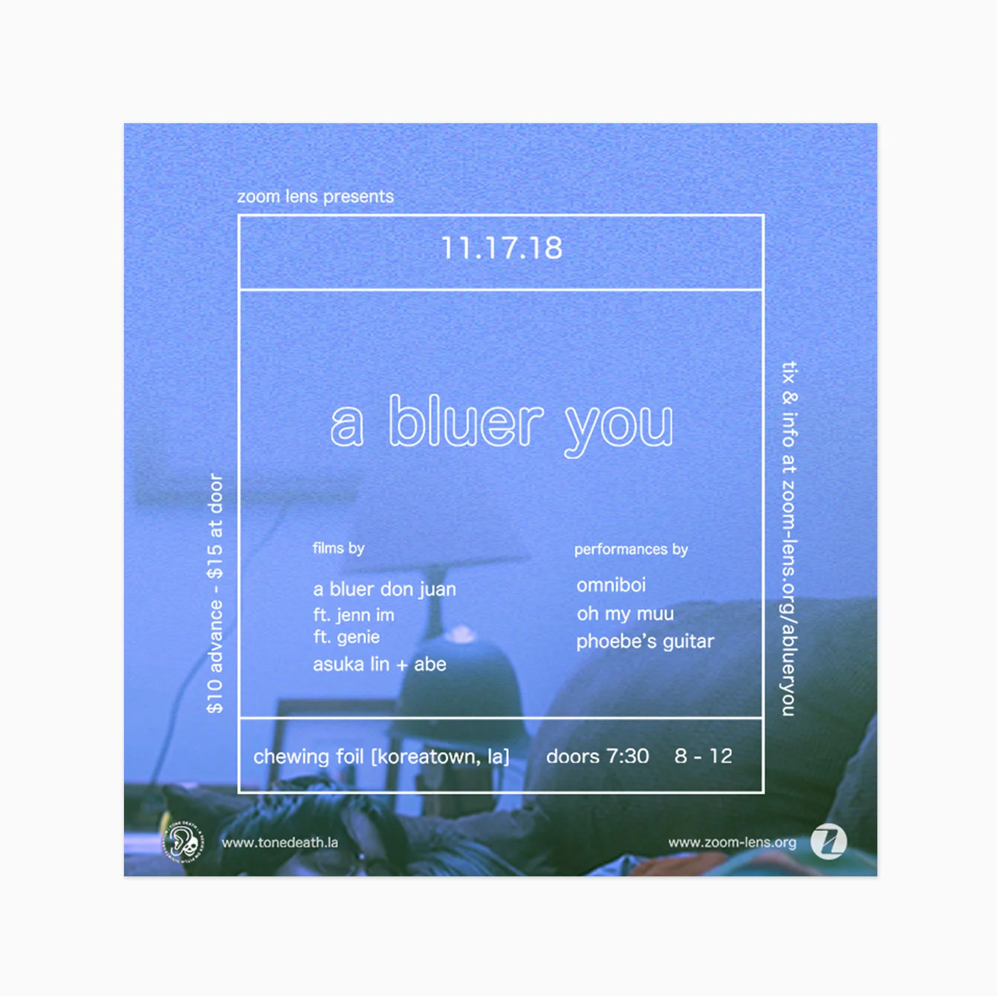 ZOOM LENS Presents: ａ ｂｌｕｅｒ ｙｏｕ