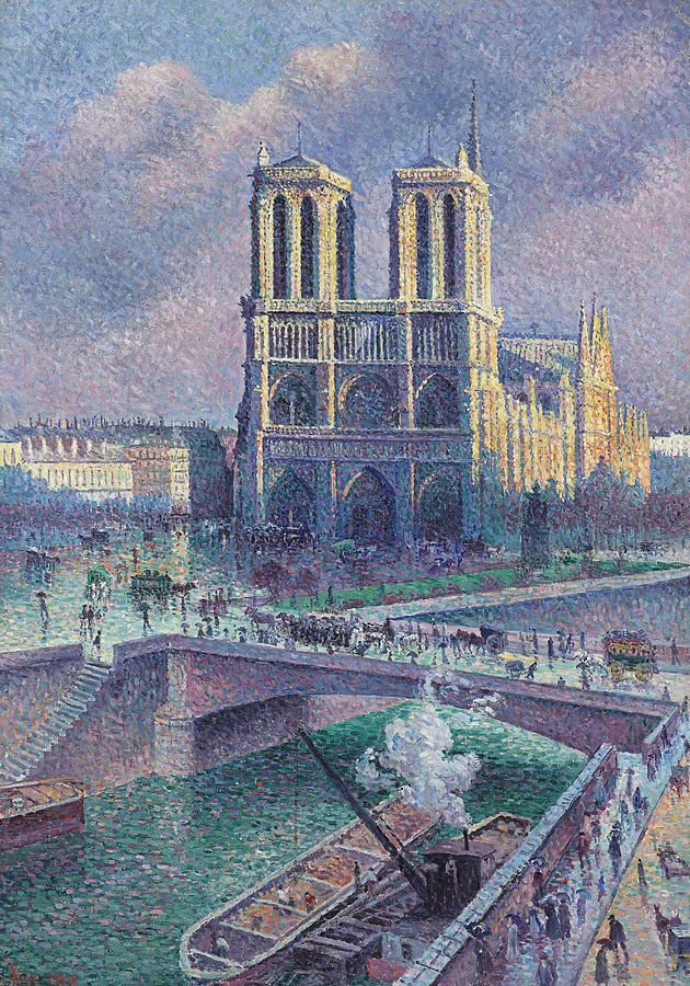 Notre-Dame de Paris (1900) by Maximillien Luce