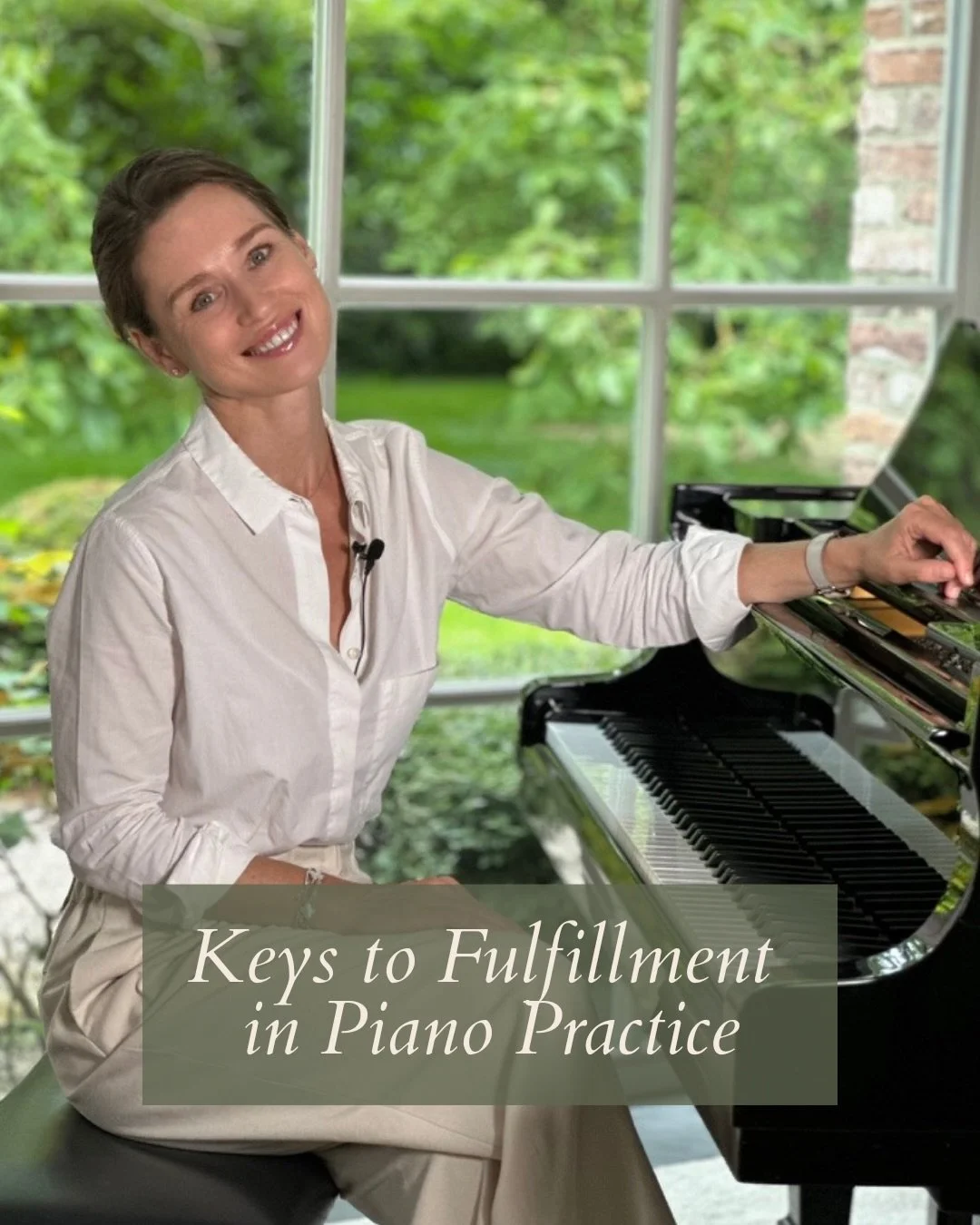 It has been almost a year since the launch of my online course &lsquo;Keys to Fulfilllment in Piano Practice&rsquo;, and I&rsquo;m so happy to know that it has helped so many people enrich their piano journey and that it will continue to accompany ma