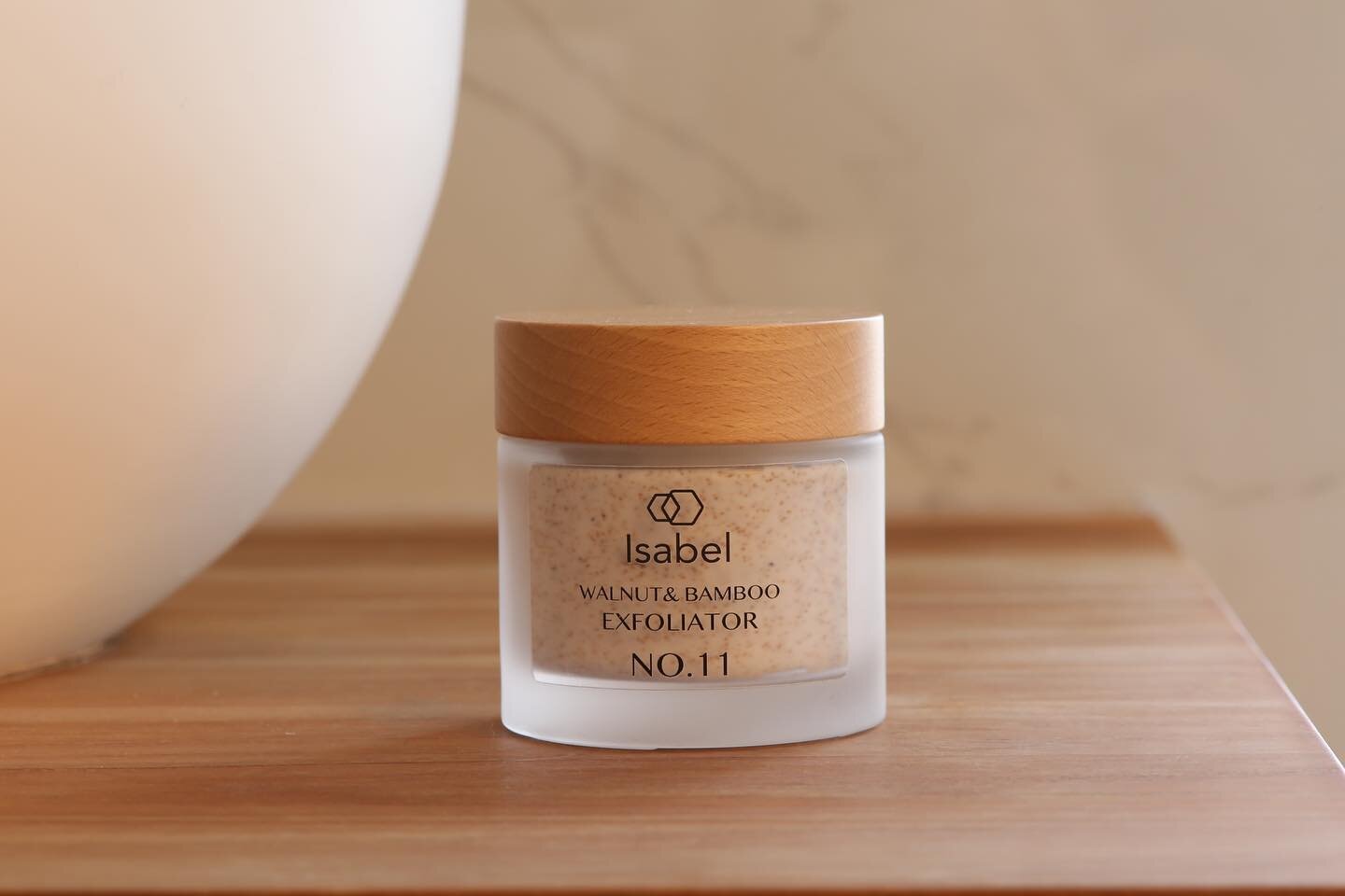 NEW product! After it&rsquo;s final recipe tweaks &amp; lab test reports,  I&rsquo;m delighted to release No.11 Walnut &amp; Bamboo Exfoliator. Made with natural ingredients to leave your skin glowing. Just in time to get some sunshine! ☀️ The perfec