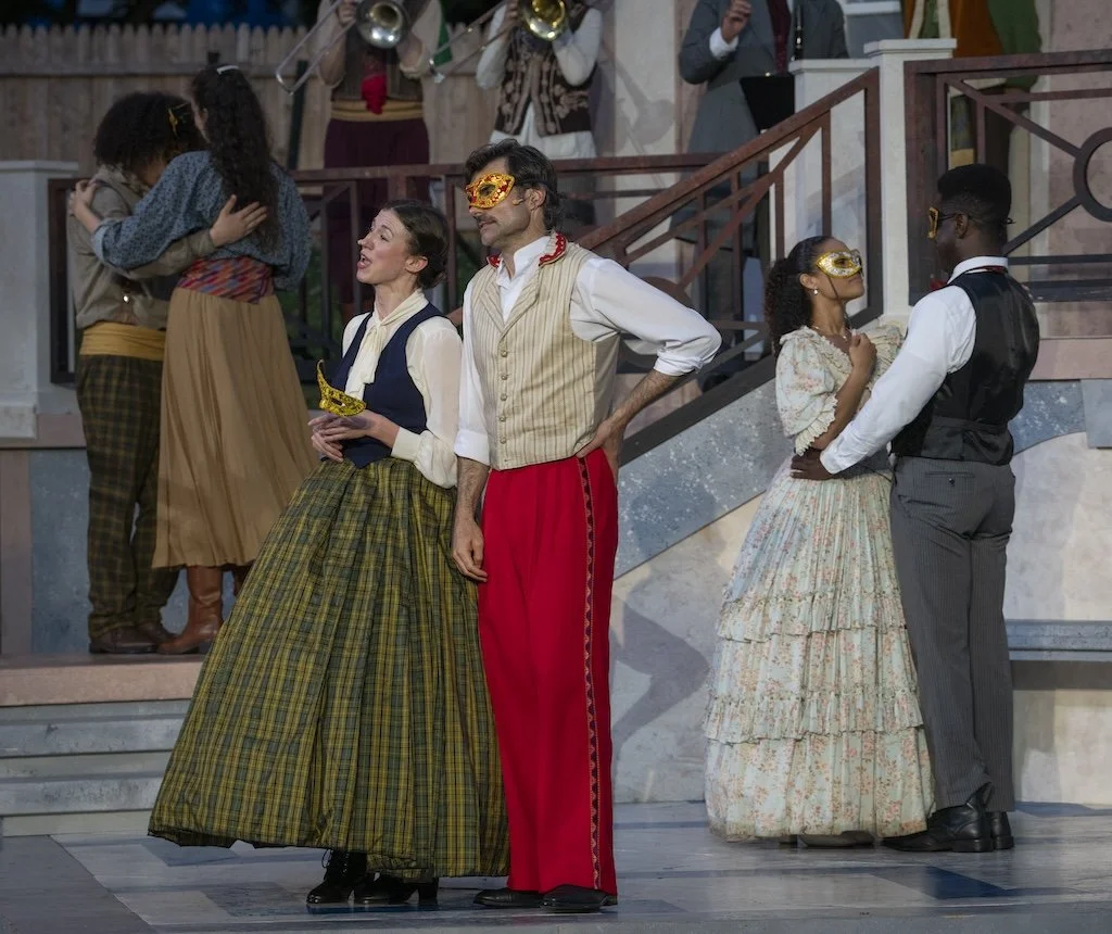  Beatrice in  Much Ado About Nothing  with Shakespeare on the Sound; Photo by Bruce Katz 
