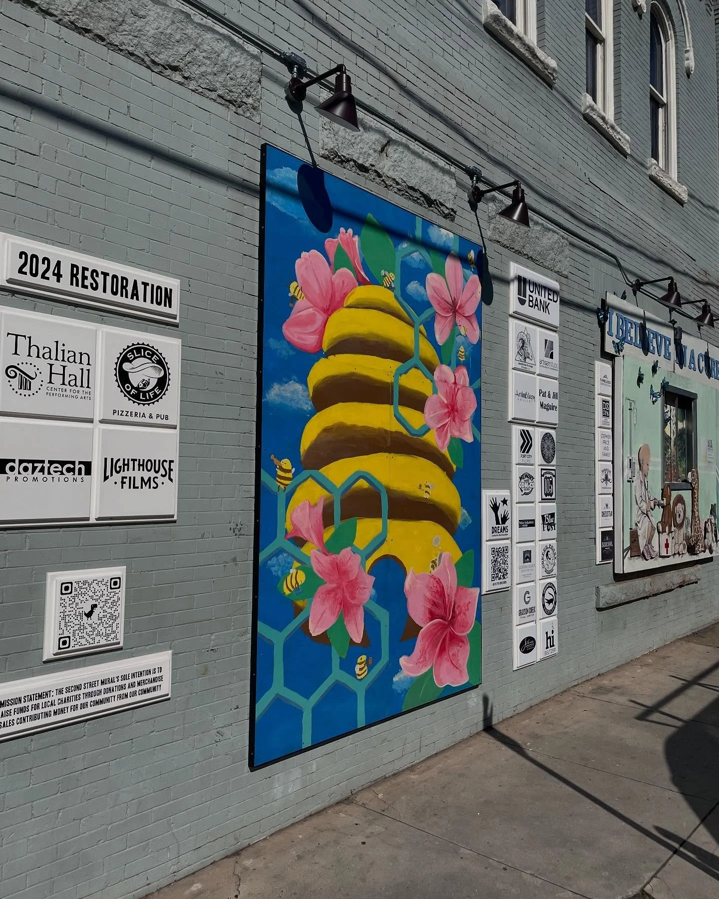 Finalized the mural for the @dreams_of_wilmington project. Thank you to Dusty Ricks for the installation and all the sponsors who made it a reality!