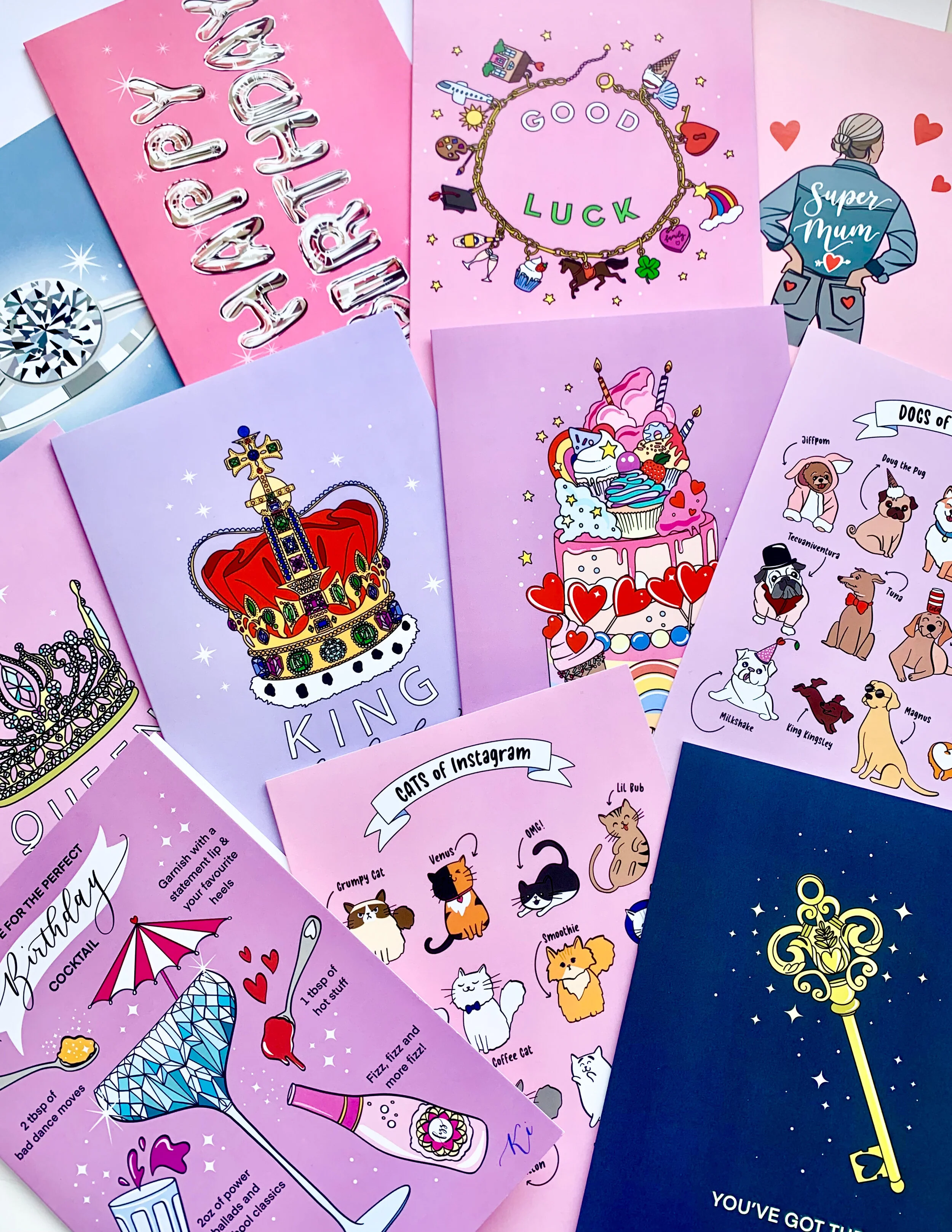 Set of 10 Cards (Your choice)