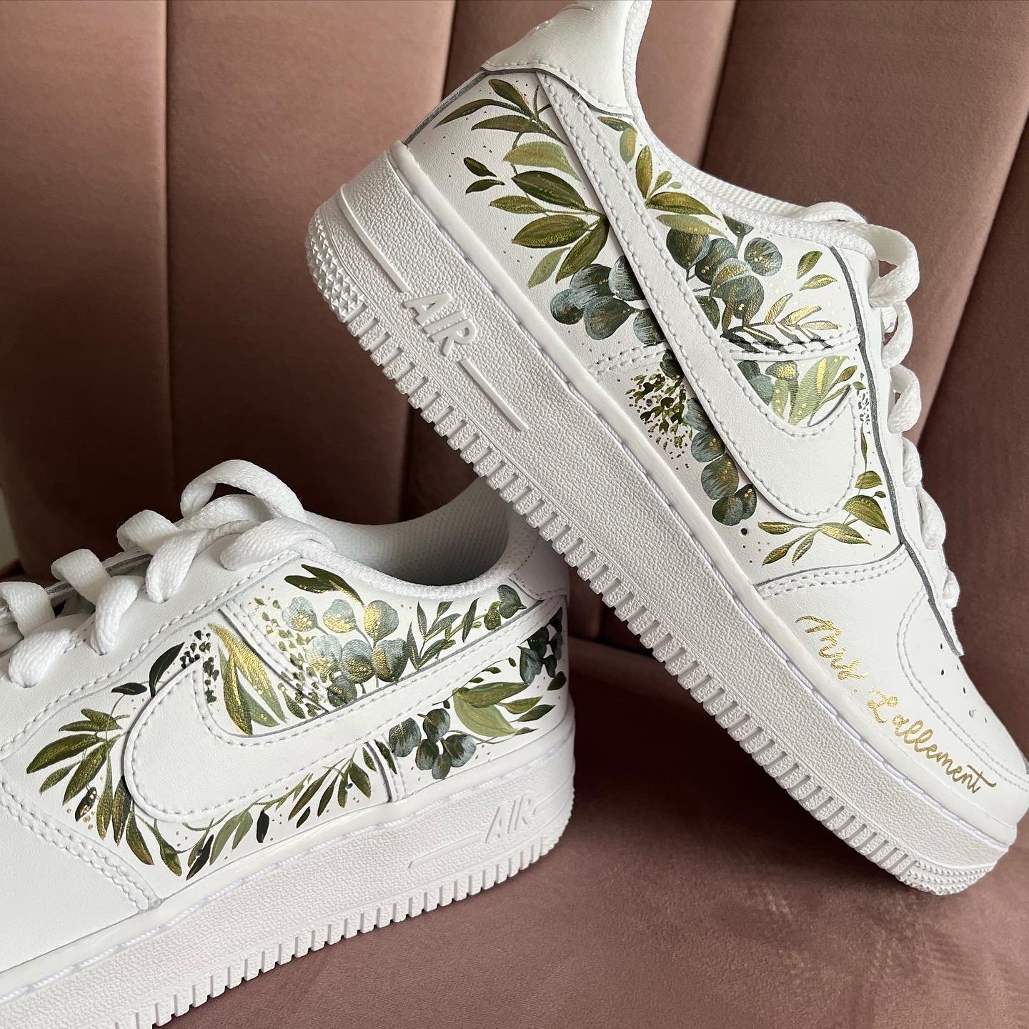 Bespoke Floral Hand-Painted Shoes