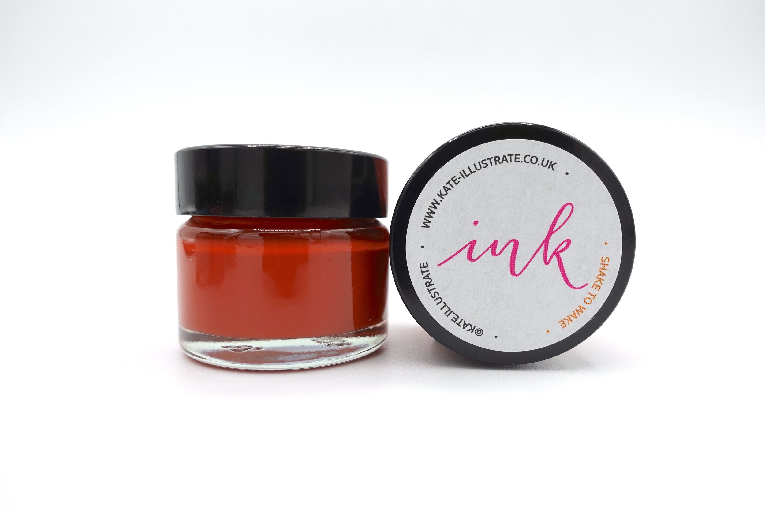 Cheap Orange Calligraphy Ink