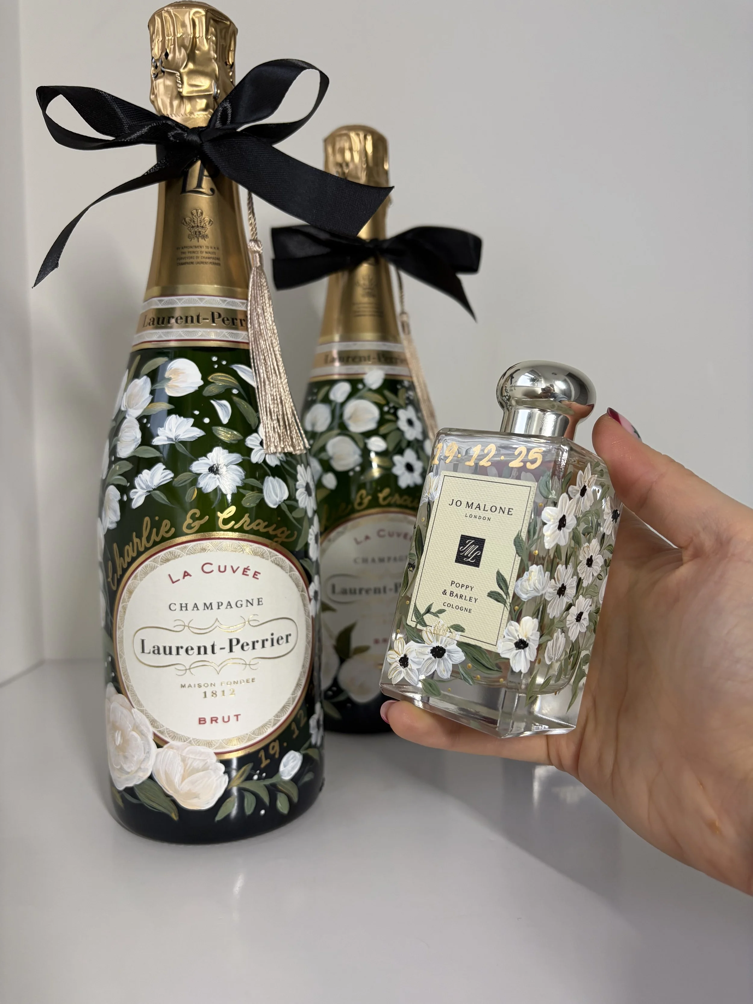 Hand-Painted Perfume Bottle  (painting service only)