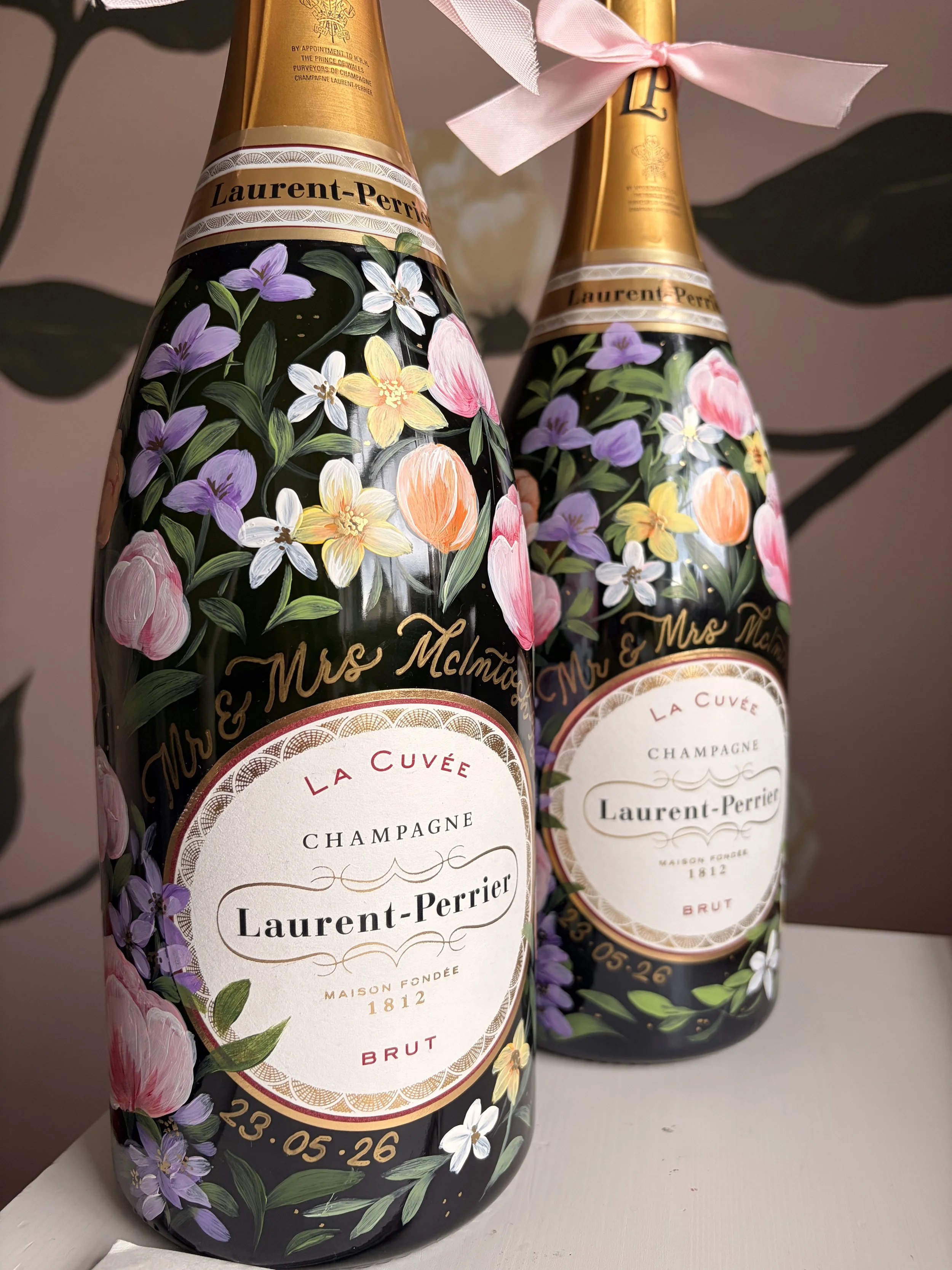 Hand-Painted Bottle (painting service only)