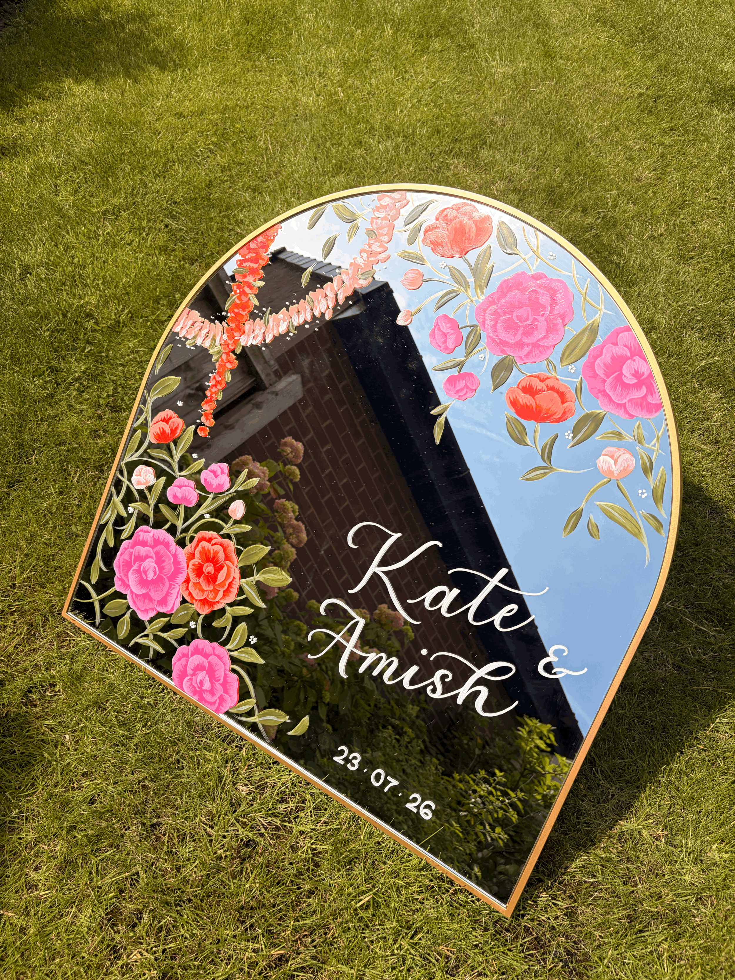 Welcome Sign Mirror - Mirror included!