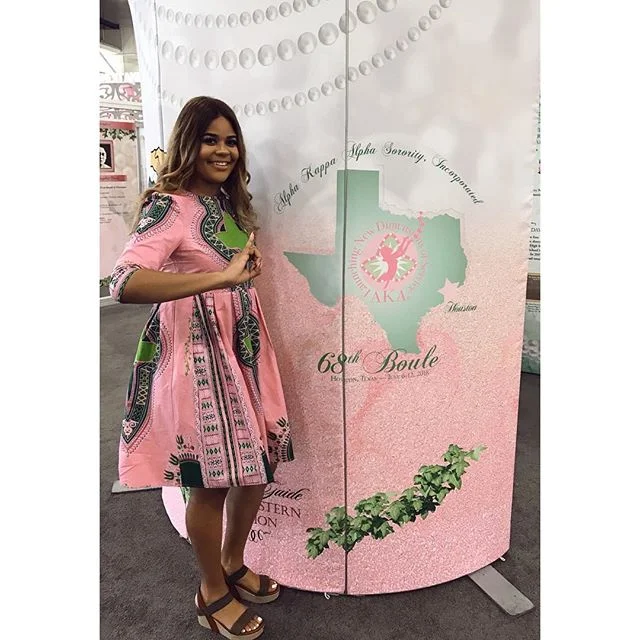 Think pink but ALWAYS go green 💕💚 #AKABoule2018