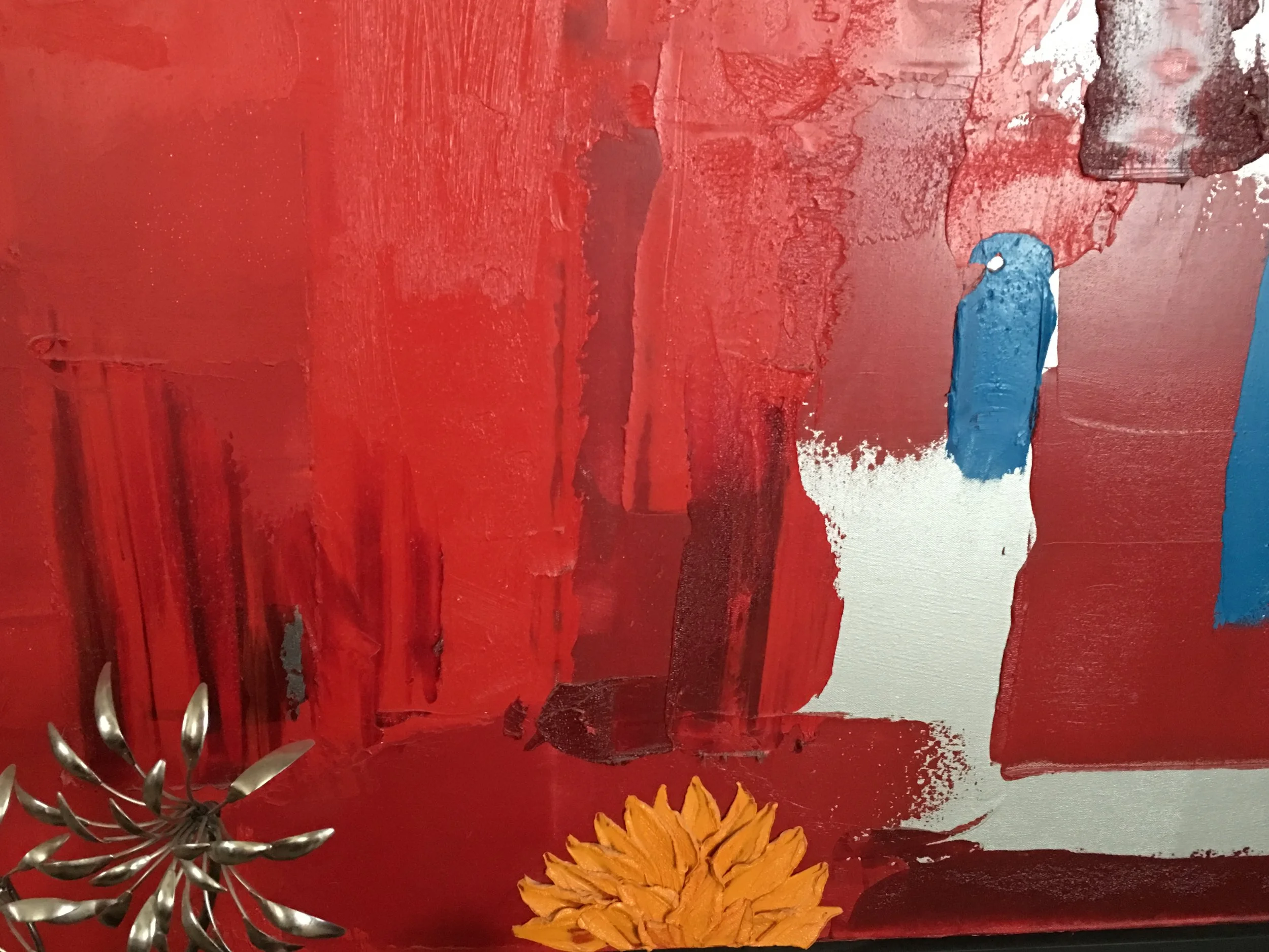 'Good Feeling' up close detail.