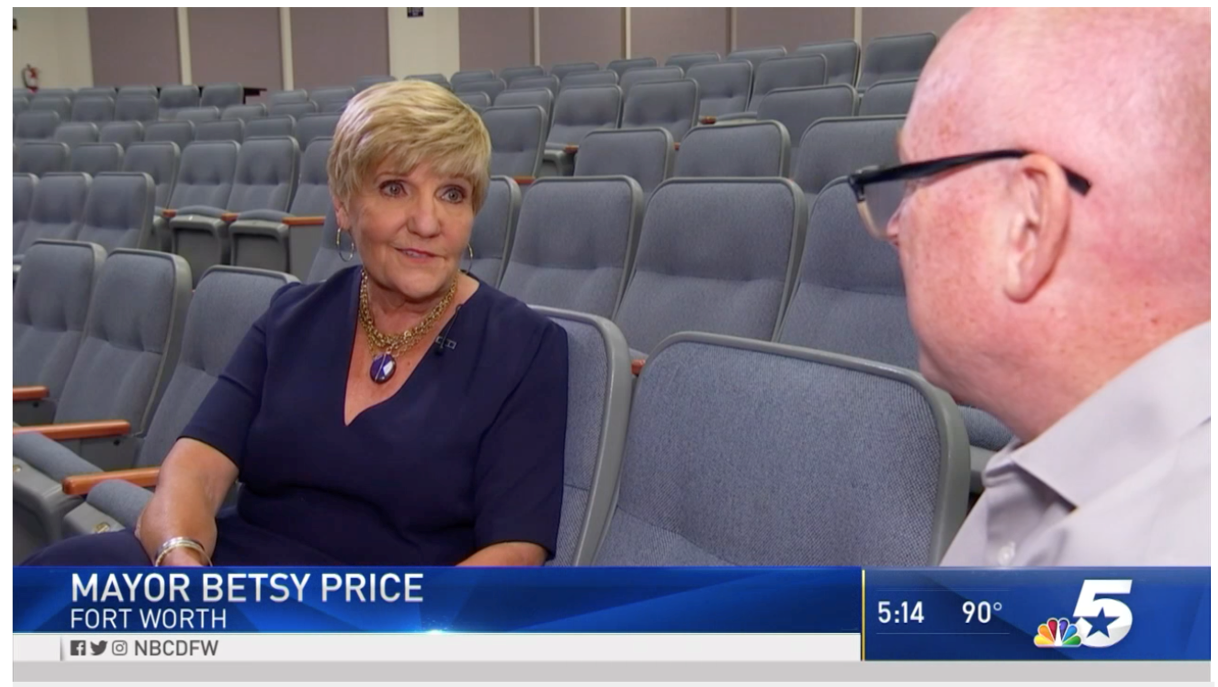 Mayor Price interviewed about Best Place for Kids! on NBC 5