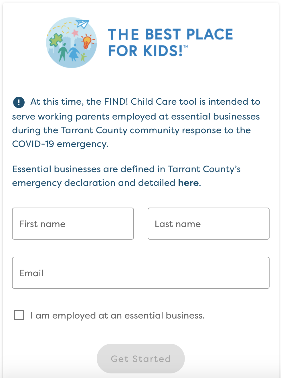 FIND! Child Care Search Tool Launches to Support Essential Workers During COVID-19