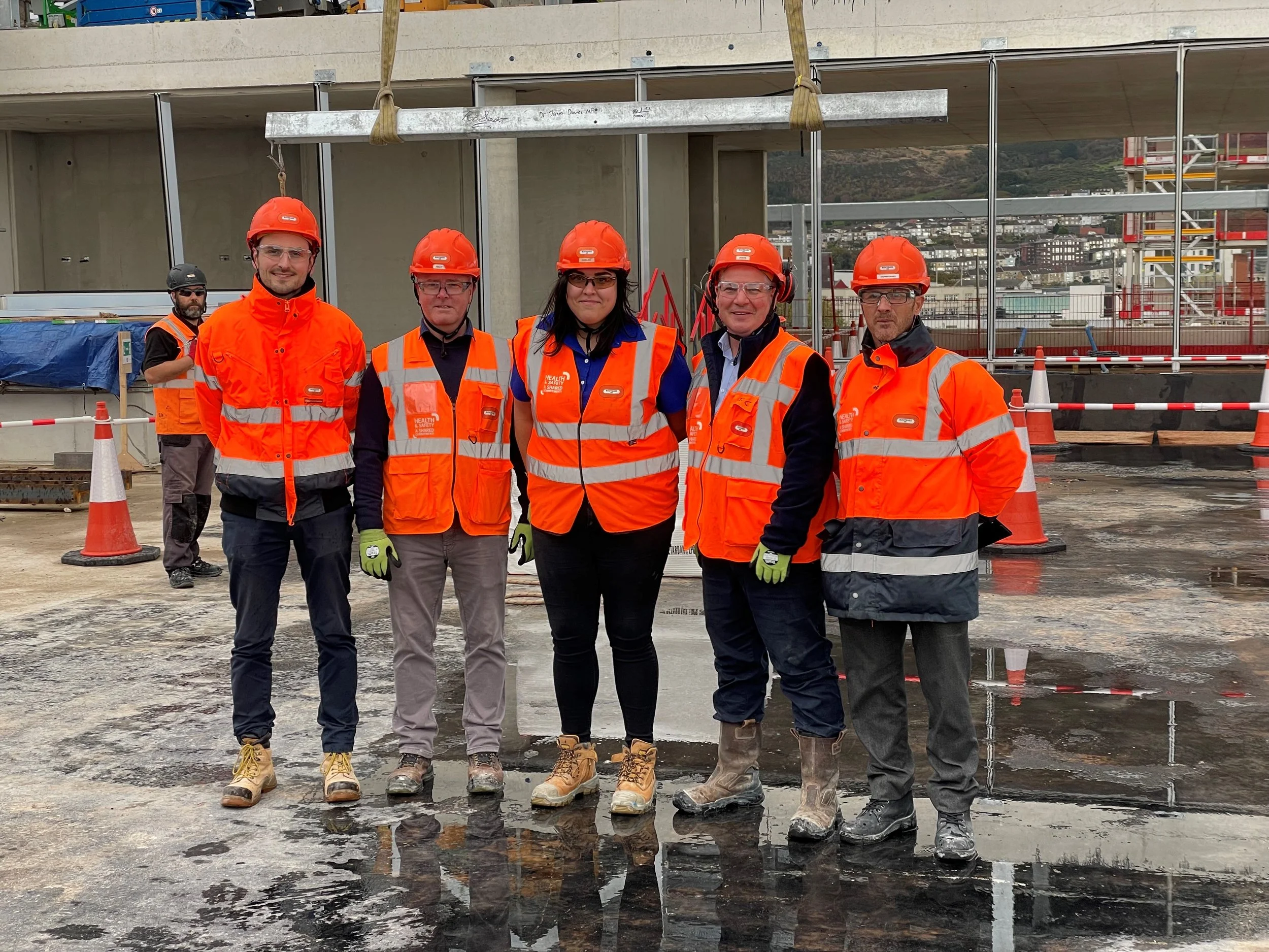 Topping out complete for 71|72 The Kingsway, Swansea