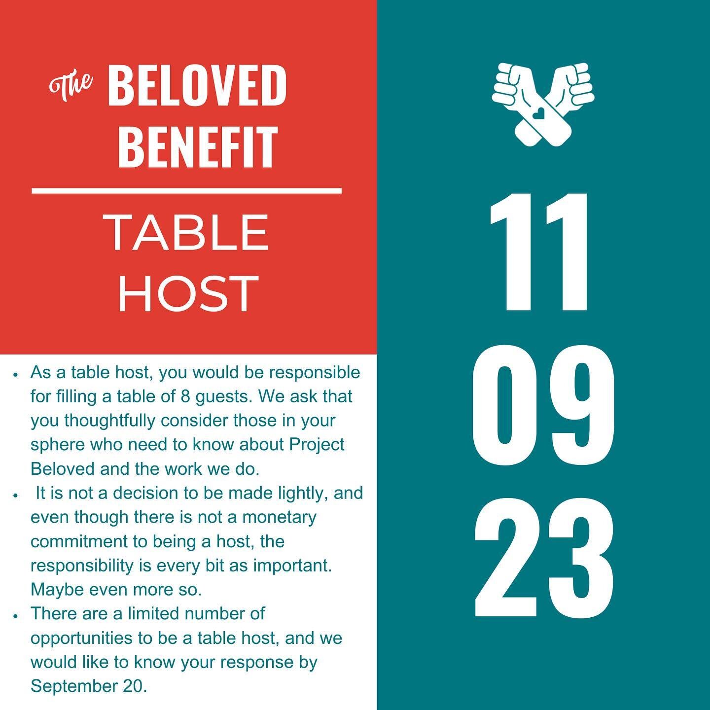 What are you doing on November 9?

If you are free, I might suggest attending The Beloved Benefit: A Celebration with Purpose. We are so thrilled to be hosting it in person this year...finally...and it promises to be epic!

We do things a little diff