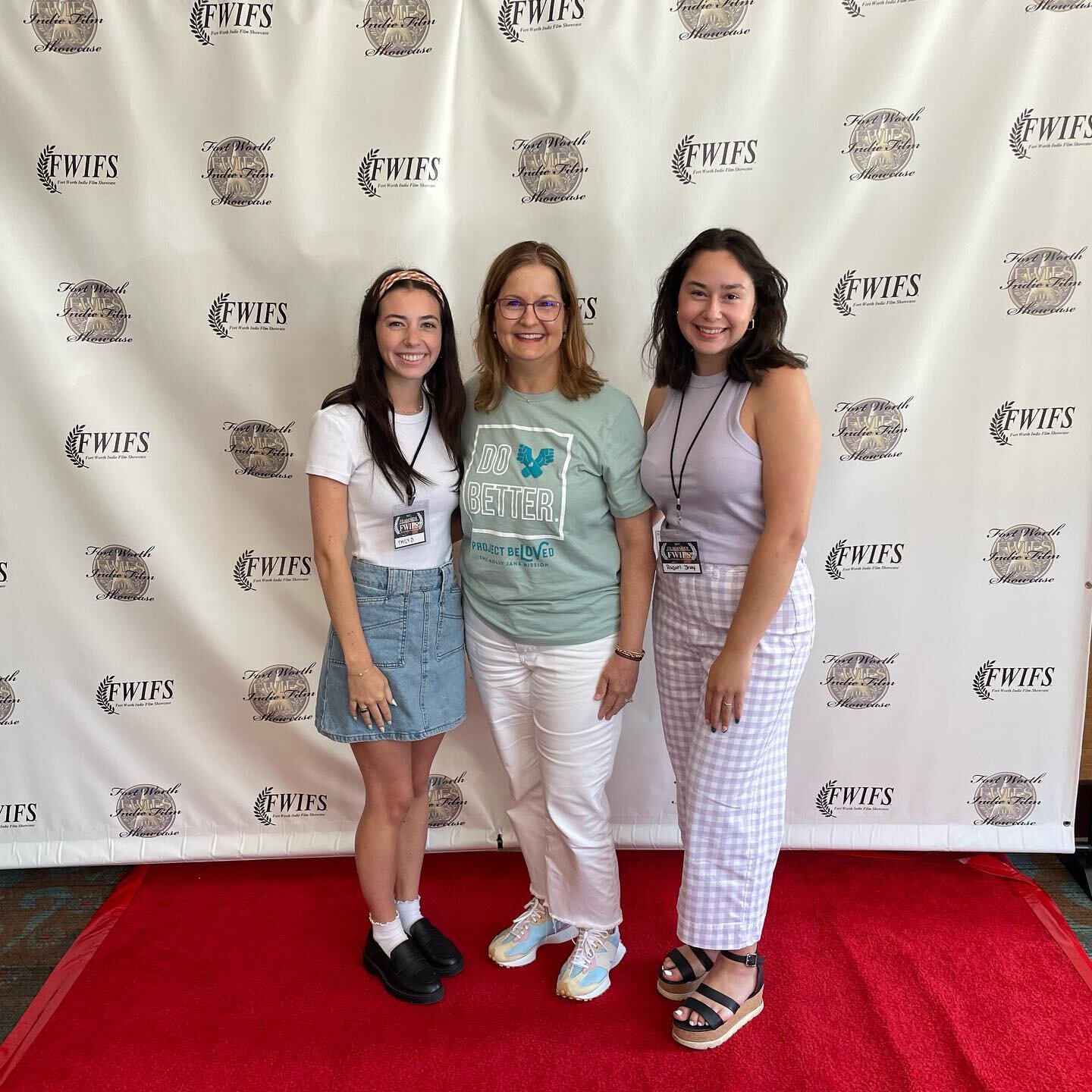 Red carpet moment for Beloved, documentary 🎥 film produced by students at TCU. The film was screened today at Fort Worth Indie Film Showcase and is nominated for Best Documentary, short and Best Student, short. Thank you to all who came to watch and