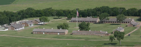 Ft. Larned, Kansas, on The Santa Fe Trail You can find this and even more about the Santa Fe Trail at my blog, https://fourleavesandtales.blog/places/ in the section MORE ABOUT THE ALABASTER BOX.